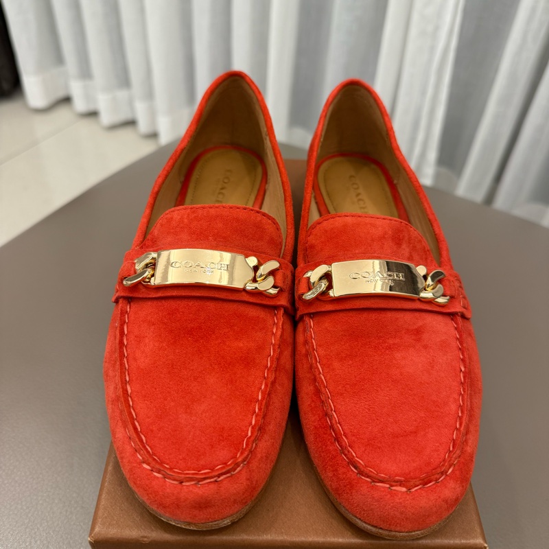 Coach Kimmie Loafer 蔻馳 麂皮樂福鞋 7.5號-2