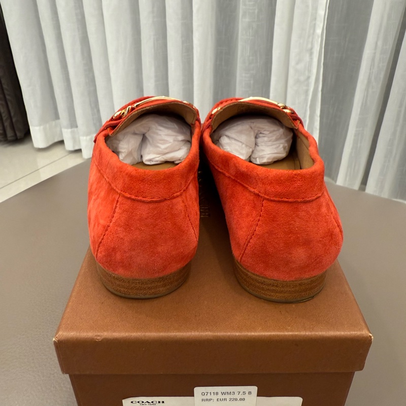 Coach Kimmie Loafer 蔻馳 麂皮樂福鞋 7.5號-7