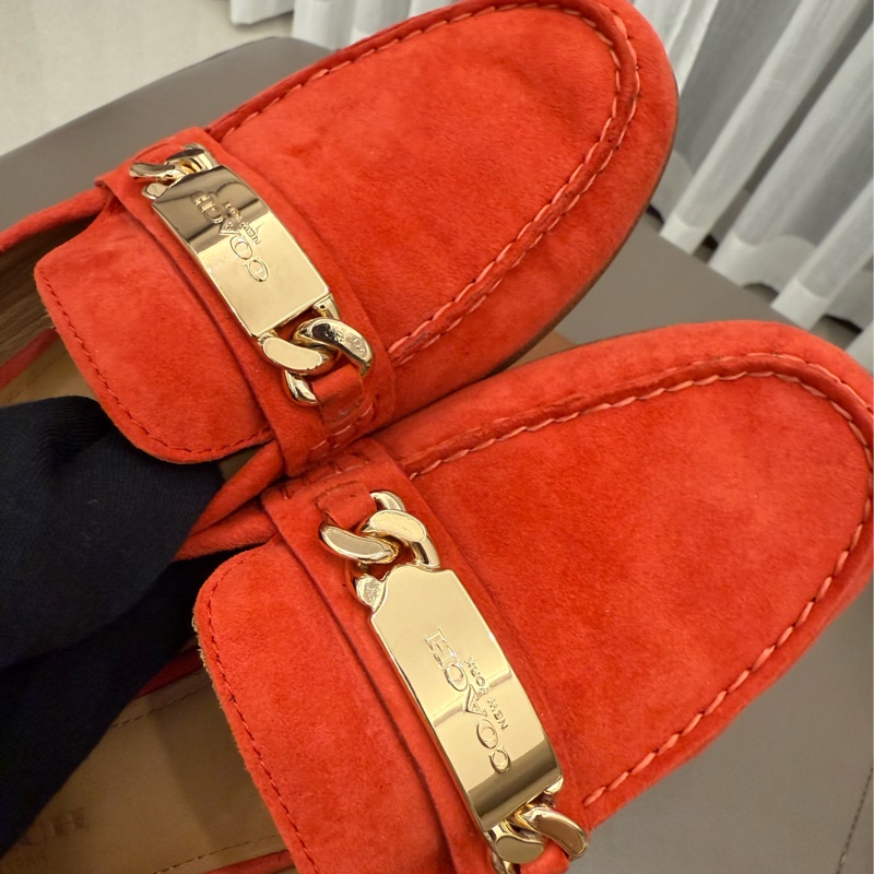 Coach Kimmie Loafer 蔻馳 麂皮樂福鞋 7.5號-8