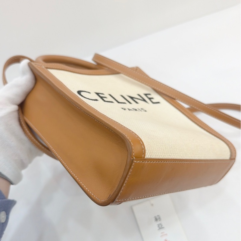 莉亞精品♡ Celine 帆布琴譜包 手提 肩背 二手-7
