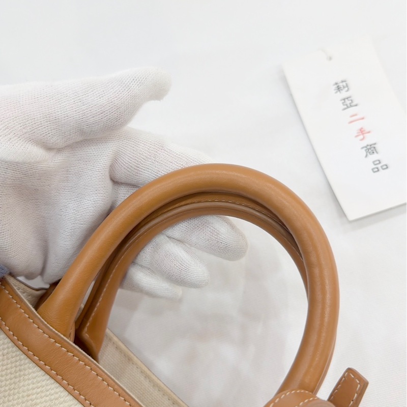 莉亞精品♡ Celine 帆布琴譜包 手提 肩背 二手-11