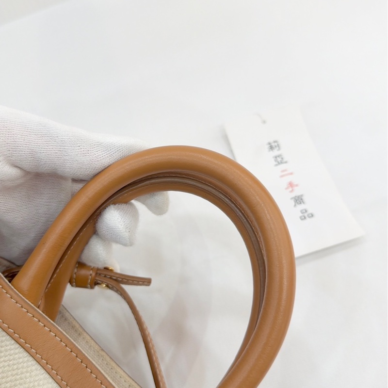 莉亞精品♡ Celine 帆布琴譜包 手提 肩背 二手-12