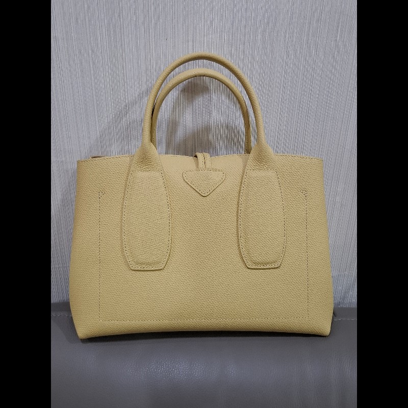 longchamp roseau 含羞草黃手提包-3
