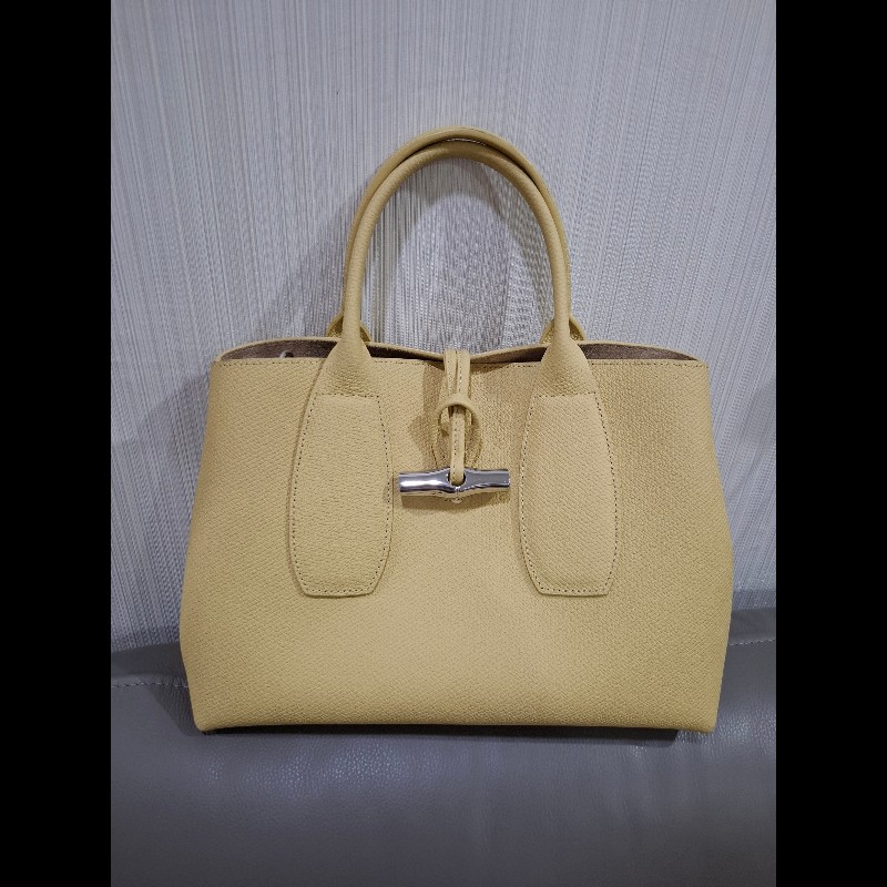 longchamp roseau 含羞草黃手提包-5