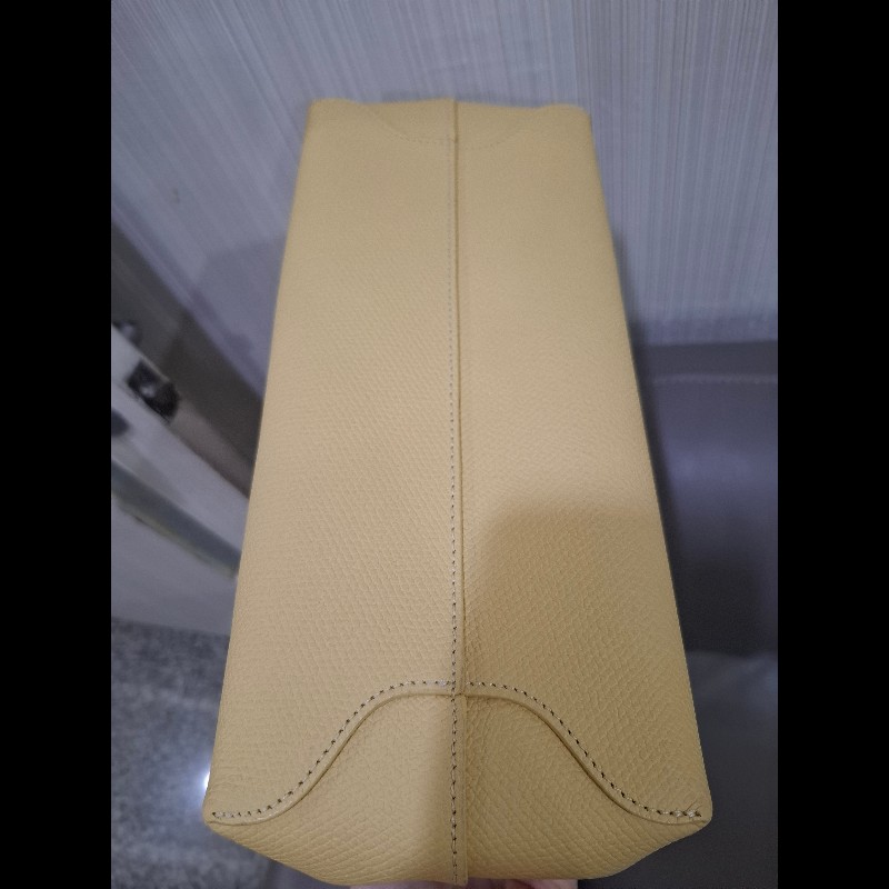 longchamp roseau 含羞草黃手提包-7