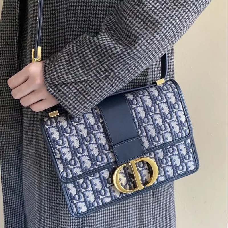 DIOR迪奧老花刺繡金扣Montaigne蒙田30🧳-1