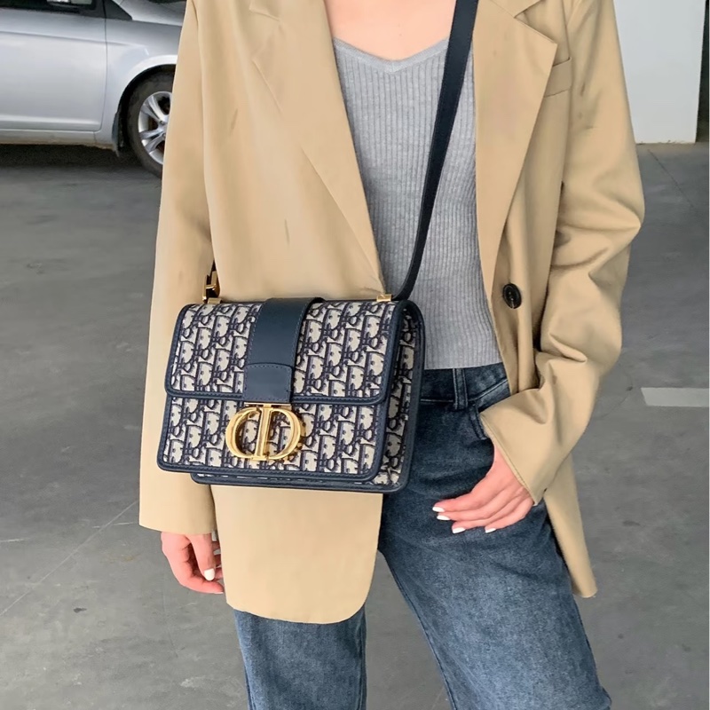 DIOR迪奧老花刺繡金扣Montaigne蒙田30🧳-21