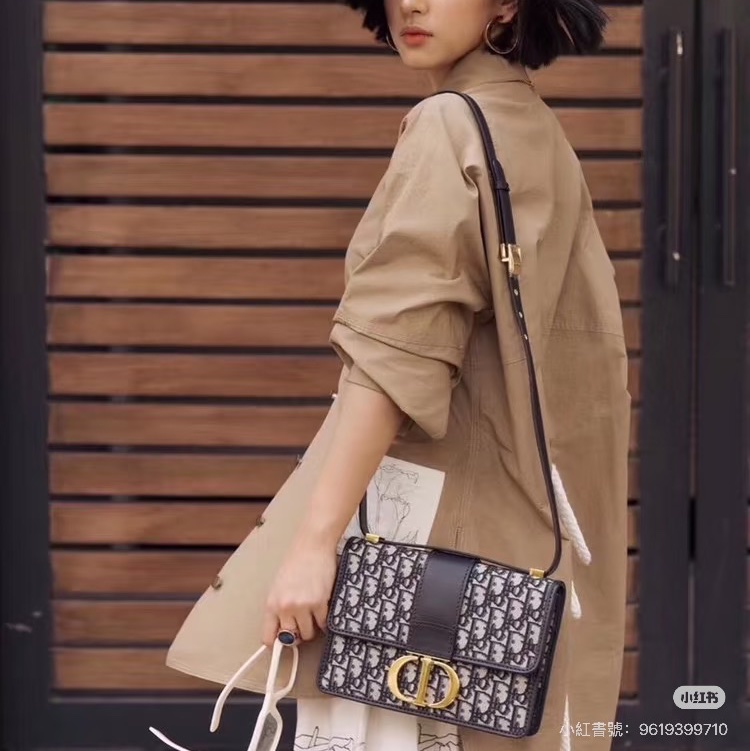 DIOR迪奧老花刺繡金扣Montaigne蒙田30🧳-28