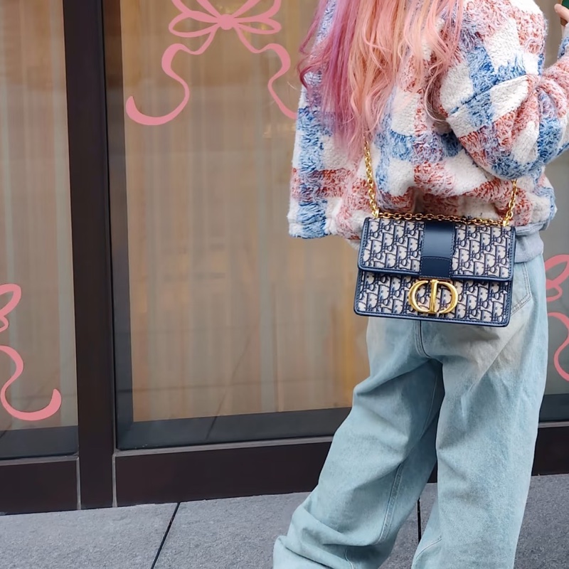 DIOR迪奧老花刺繡金扣Montaigne蒙田30🧳-31