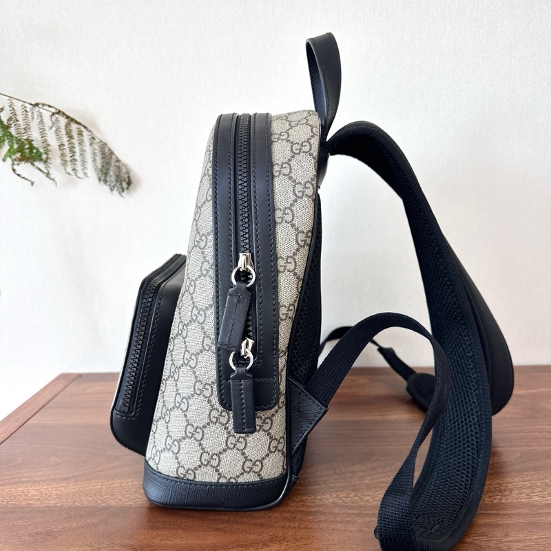 GUCCl 古馳 雙G印花雙肩包-4