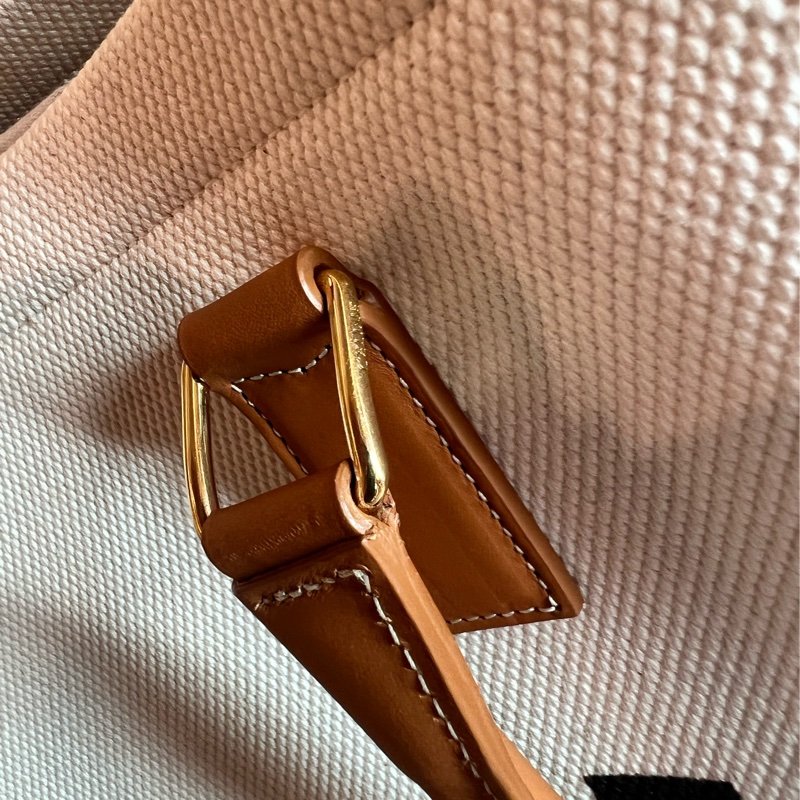 【近全新正品】Celine Cabas Tote  帆布托特包－大號（附保卡、訂製內袋與雙風格絲巾）-18