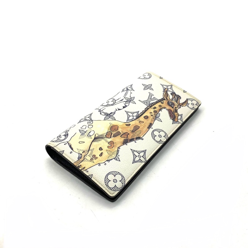 LV/路易威登 動物園系列長頸鹿長款對折錢包-4