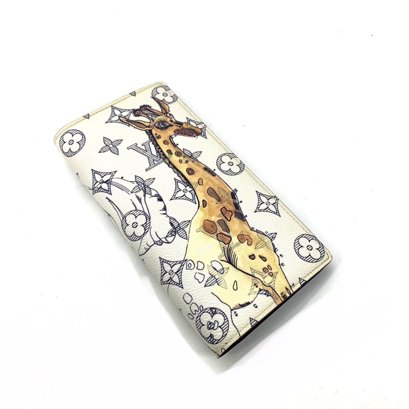 LV/路易威登 動物園系列長頸鹿長款對折錢包-5