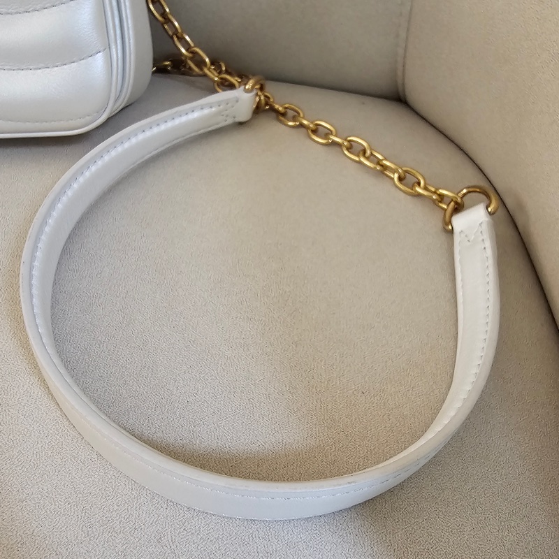 LV白色金鏈wave 鏈包-2