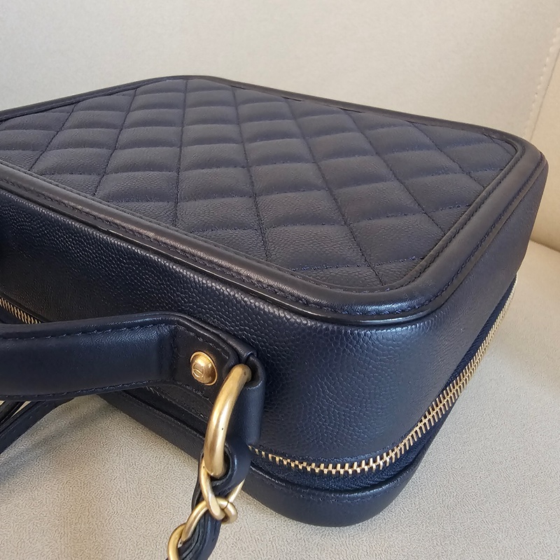 Chanel vanity21 藍色荔枝-9