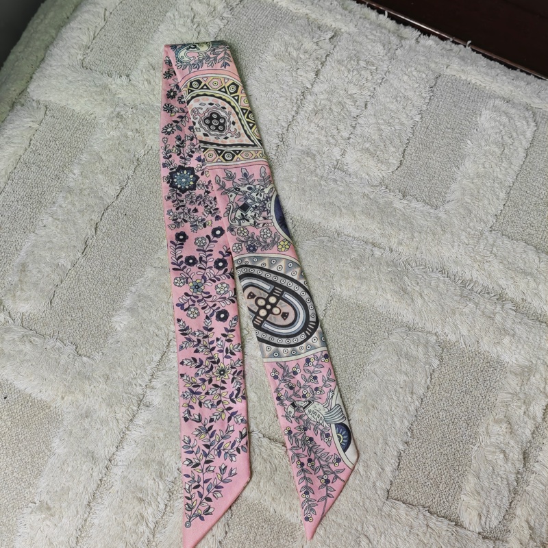 Herme twilly綁帶絲巾-6