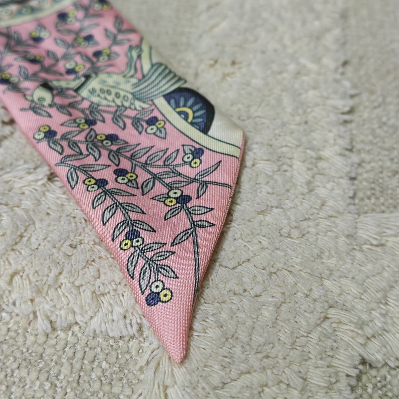 Herme twilly綁帶絲巾-7