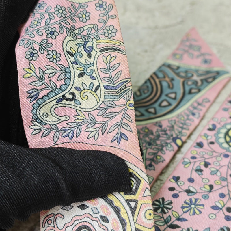 Herme twilly綁帶絲巾-9