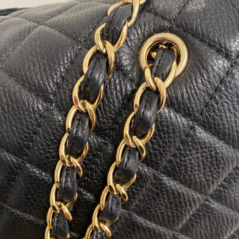 Chanel 超大型 黑金牛XXL機場包 MAXI機場包-20