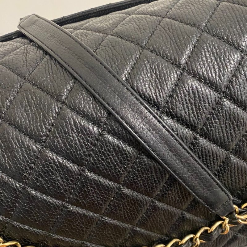 Chanel 超大型 黑金牛XXL機場包 MAXI機場包-23