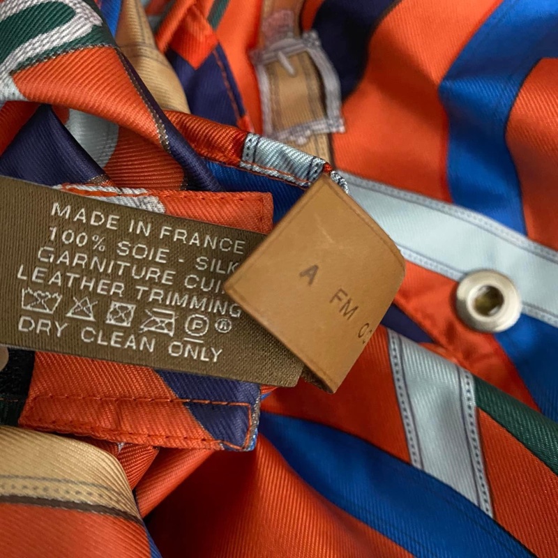 Hermes 絲巾後背包-4