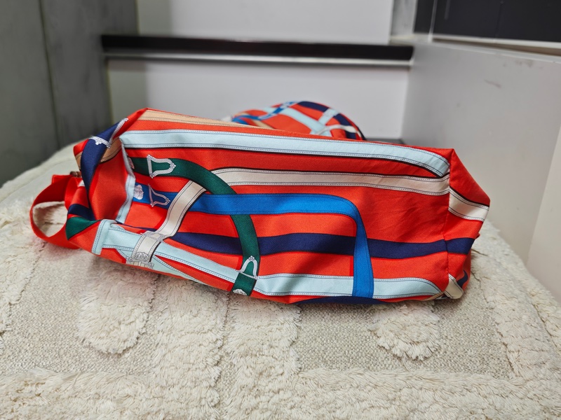 Hermes 絲巾後背包-9