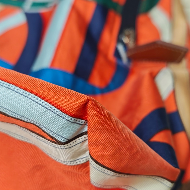 Hermes 絲巾後背包-10