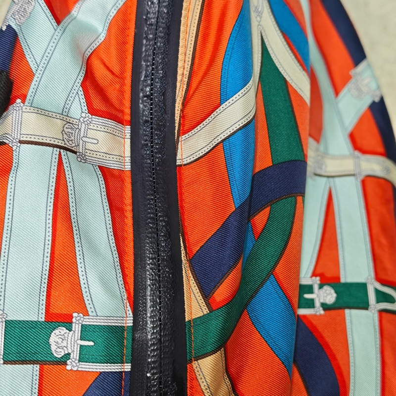 Hermes 絲巾後背包-19