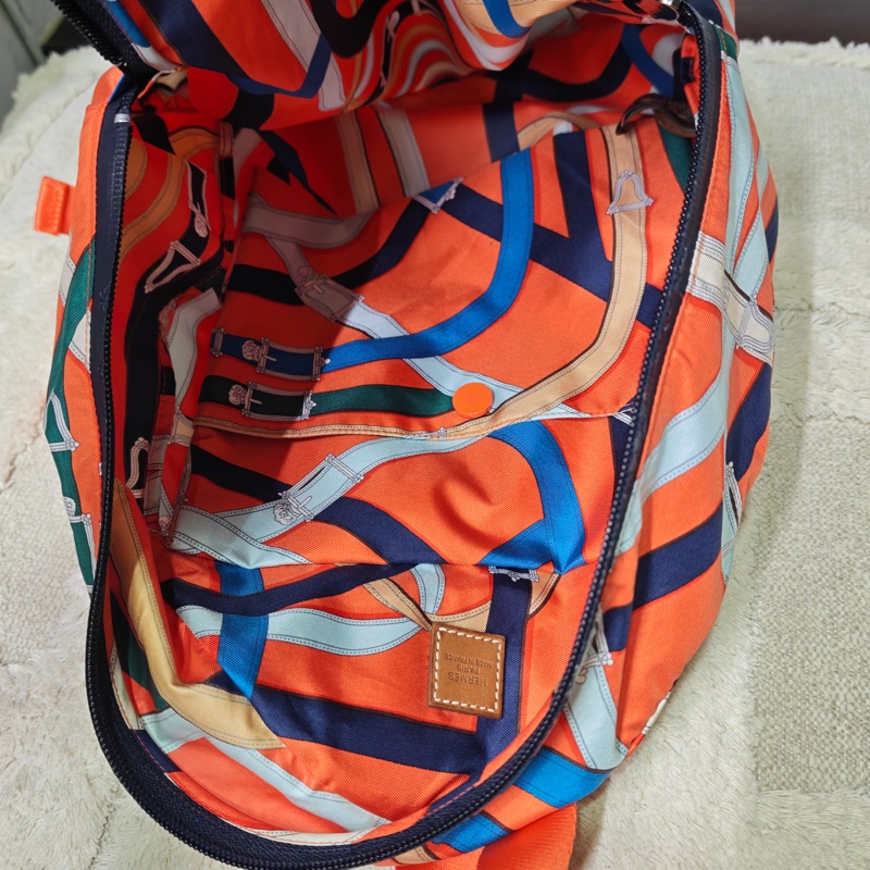 Hermes 絲巾後背包-34