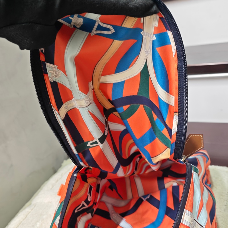 Hermes 絲巾後背包-35