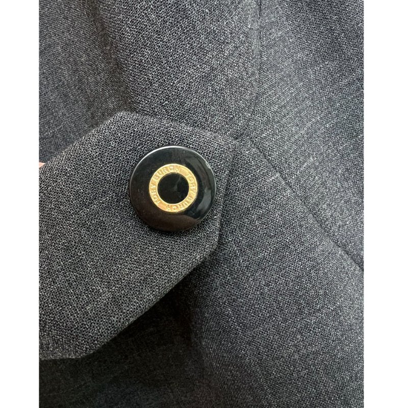 TB / TORY BURCH 鐵灰小圓釦商務洋裝 4/36-6