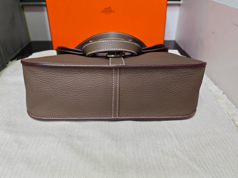 Hermes 愛馬仕大象灰Halzan 31有購證-12