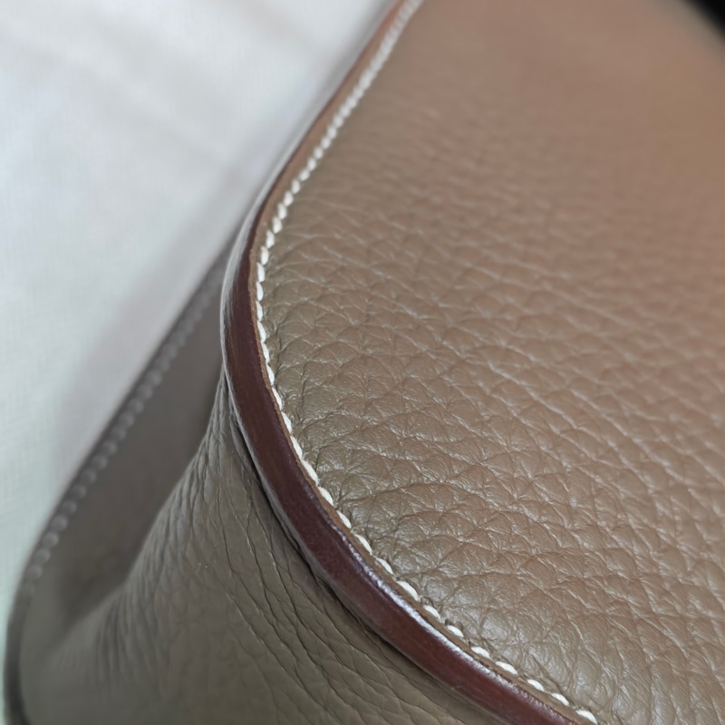 Hermes 愛馬仕大象灰Halzan 31有購證-15