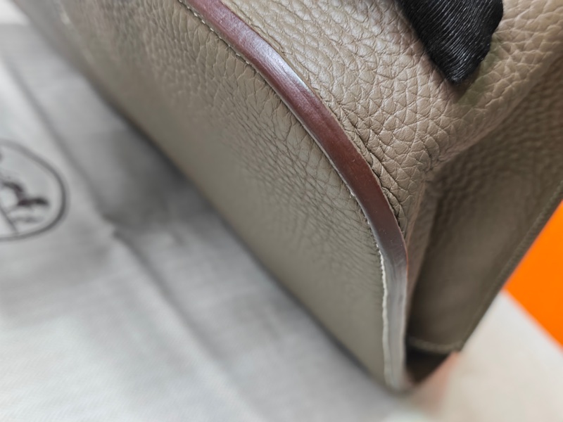 Hermes 愛馬仕大象灰Halzan 31有購證-16