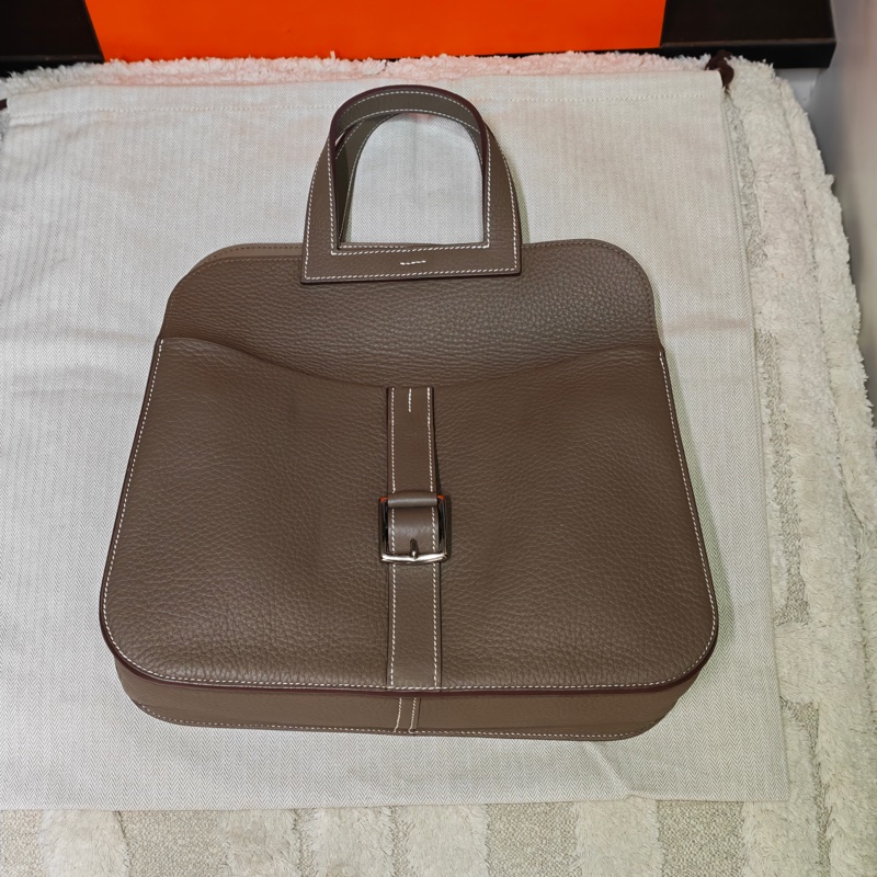 Hermes 愛馬仕大象灰Halzan 31有購證-28