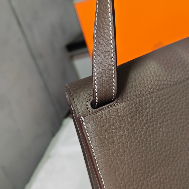 Hermes 愛馬仕大象灰Halzan 31有購證-33