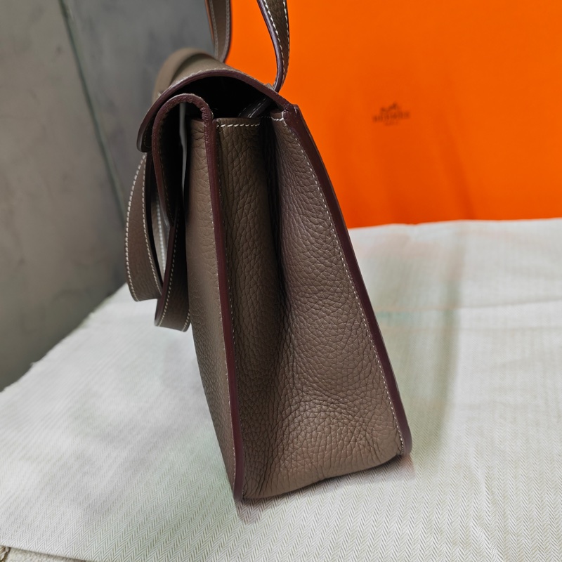 Hermes 愛馬仕大象灰Halzan 31有購證-36