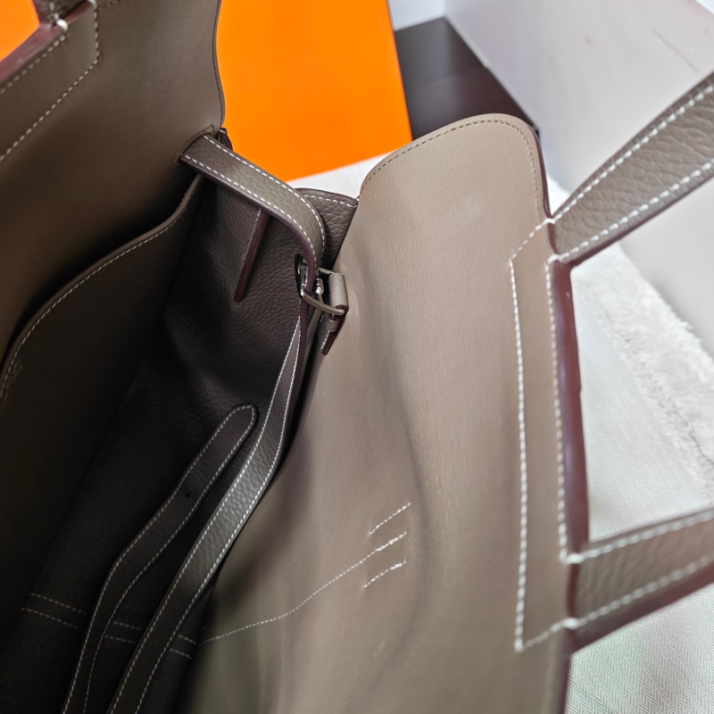 Hermes 愛馬仕大象灰Halzan 31有購證-37