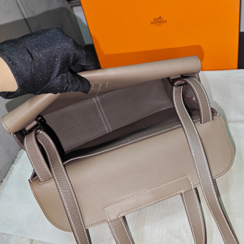 Hermes 愛馬仕大象灰Halzan 31有購證-41