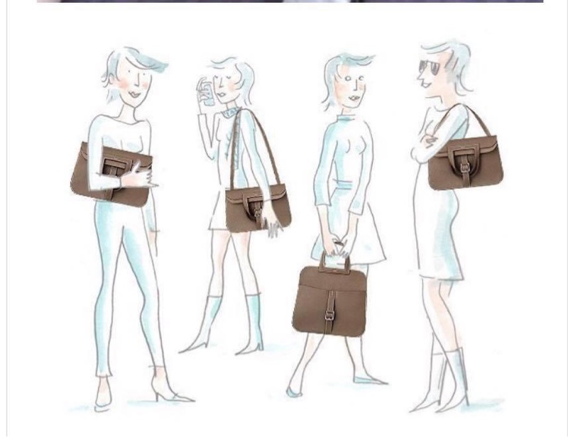 Hermes 愛馬仕大象灰Halzan 31有購證-2