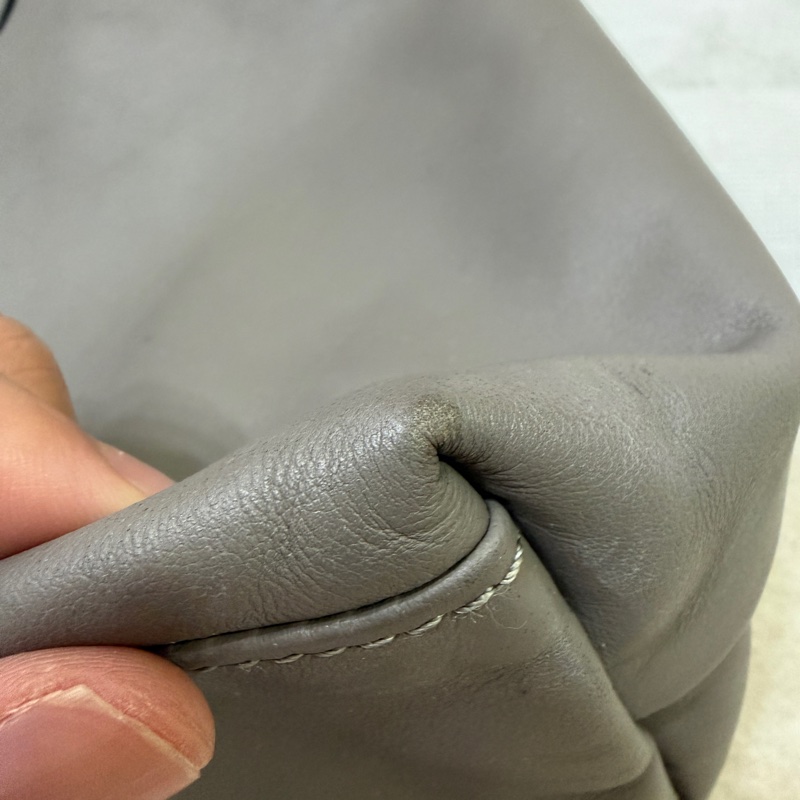 Longchamp LE PLIAGE XTRA 系列牛皮肩揹袋（中/米白）-6