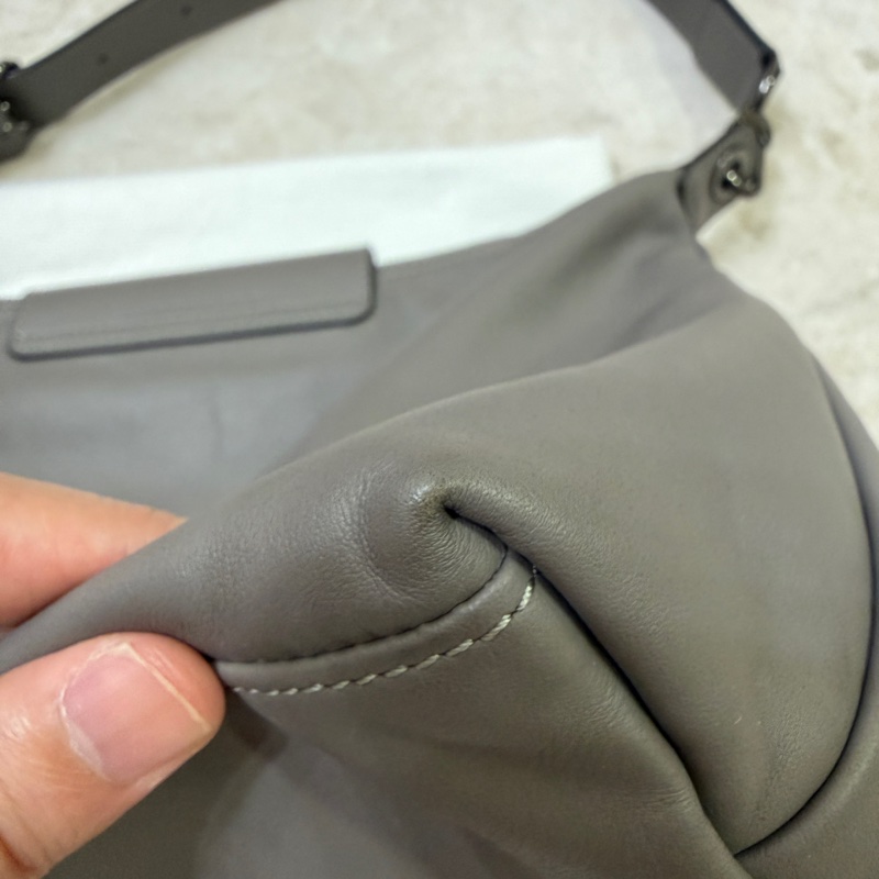 Longchamp LE PLIAGE XTRA 系列牛皮肩揹袋（中/米白）-9