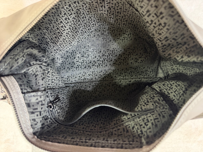 Longchamp LE PLIAGE XTRA 系列牛皮肩揹袋（中/米白）-15