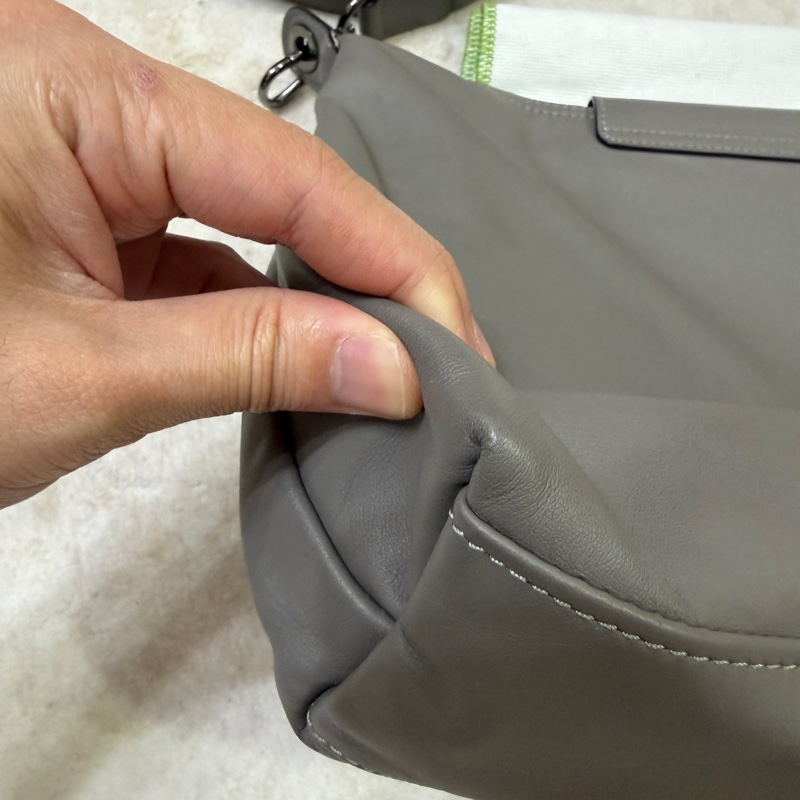 Longchamp LE PLIAGE XTRA 系列牛皮肩揹袋（中/米白）-23