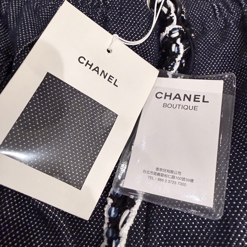 全新台灣吊牌/Chanel✨2025GD權志龍同款雛菊串珠百慕達牛仔褲 #38-2