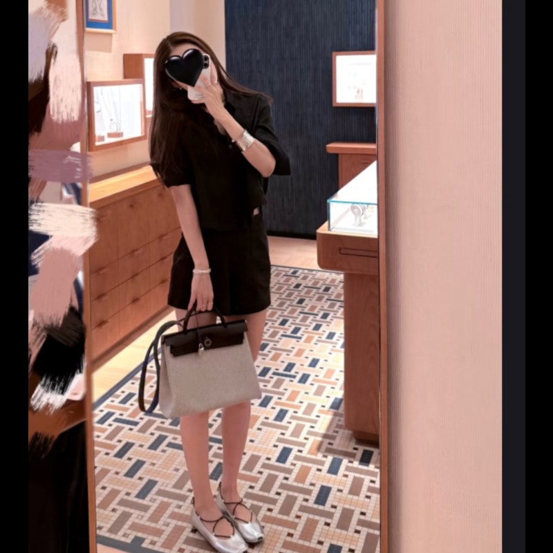 Hermes 愛馬仕 Herbag 31 熊貓色 黑白配色-1