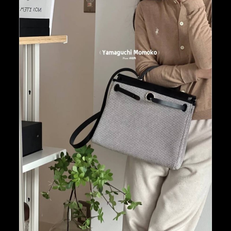 Hermes 愛馬仕 Herbag 31 熊貓色 黑白配色-2