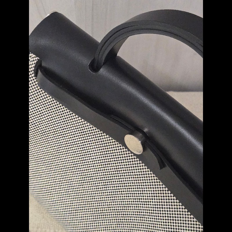 Hermes 愛馬仕 Herbag 31 熊貓色 黑白配色-12