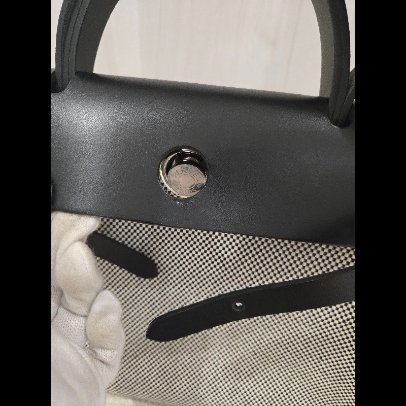 Hermes 愛馬仕 Herbag 31 熊貓色 黑白配色-22