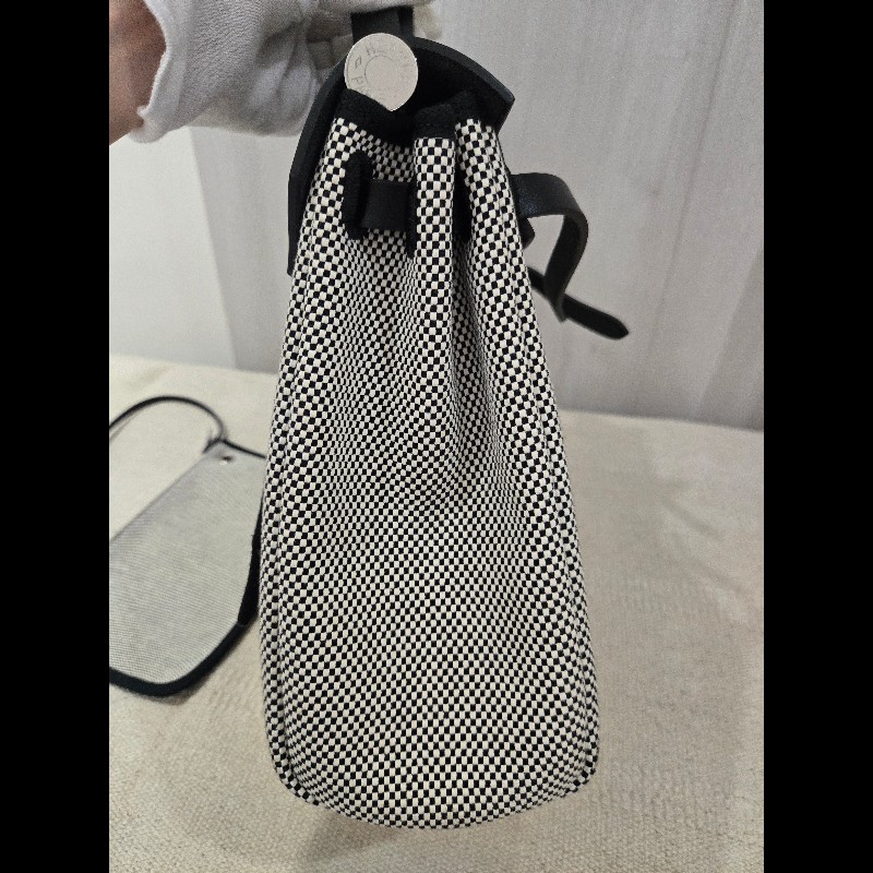 Hermes 愛馬仕 Herbag 31 熊貓色 黑白配色-24